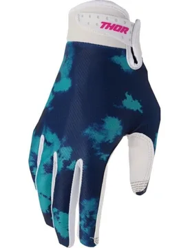 Guanti Moto Cross Enduro Bambino Launchmode Bleach Verd taglia M - THOR - FashionsVida