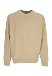 Felpa Leggera Girocollo Uomo Logo Crewneck Relic Tan