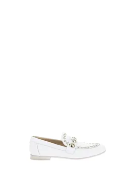 Mocassini in pelle BIANCO 37 - Strategia By Elena Iachi - FashionsVida