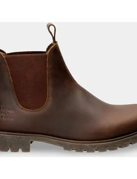 Botines chelsea en piel con forro de piel - Panama Jack - FashionsVida