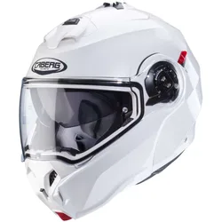 Casco Moto Modulare Omologato P/J DUKE EVO Bianco Met taglia S