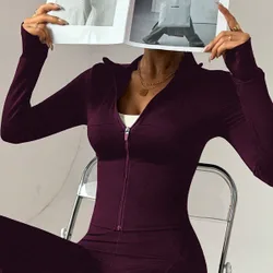 Chaqueta de yoga de manga larga para mujer, cintura delgada llamativa, versátil para todas las estaciones, moldeadora de cintura, adelgazante, fitnes