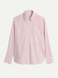 Marc O' Polo Fit Bluse mit Streifen Rosa 38