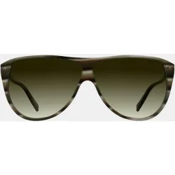 Gafa de sol unisex ovalada en acetato con lente degradada