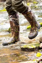 Swamp II Mens Neoprene Lined Camo Wellington