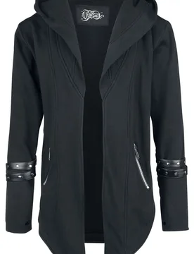 Gothic Cardigan - Archer Hood - S bis 4XL - für Männer - Größe M - schwarz - Männer - male - Vixxsin - FashionsVida