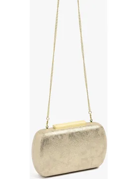 Bolso de fiesta convertible a bandolera estilo clutch con cierre imantado en liso - Parfois - FashionsVida