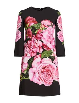 Dolce&Gabbana Minivestido Mujer Negro 32 Mujer - Dolce & Gabbana - FashionsVida