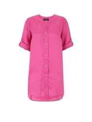 Leinenbluse pink 44 damen