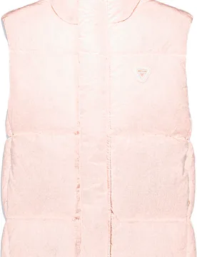 Doudoune sans manches isolante en duvet naturel - Cesario-R Poudre - Taille S - Rose - Gertrude - FashionsVida