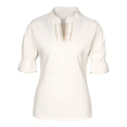 Bluse „Landhaus“ weiss XL Damen