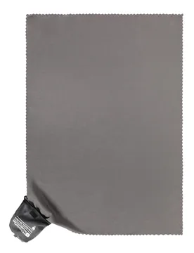 Clip Travel Towel - 70 x 50cm - Grey - Grey - Size: ONE - Mountain Warehouse - FashionsVida