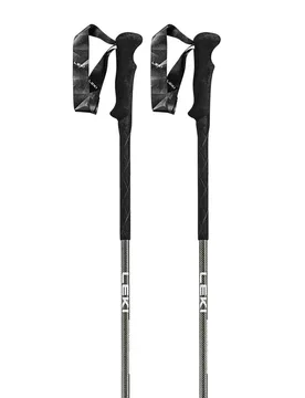 Bâtons Guide Lite One Carbon Aramid Carbon Yellow / White 135 cm Homme - Leki Alpino - FashionsVida