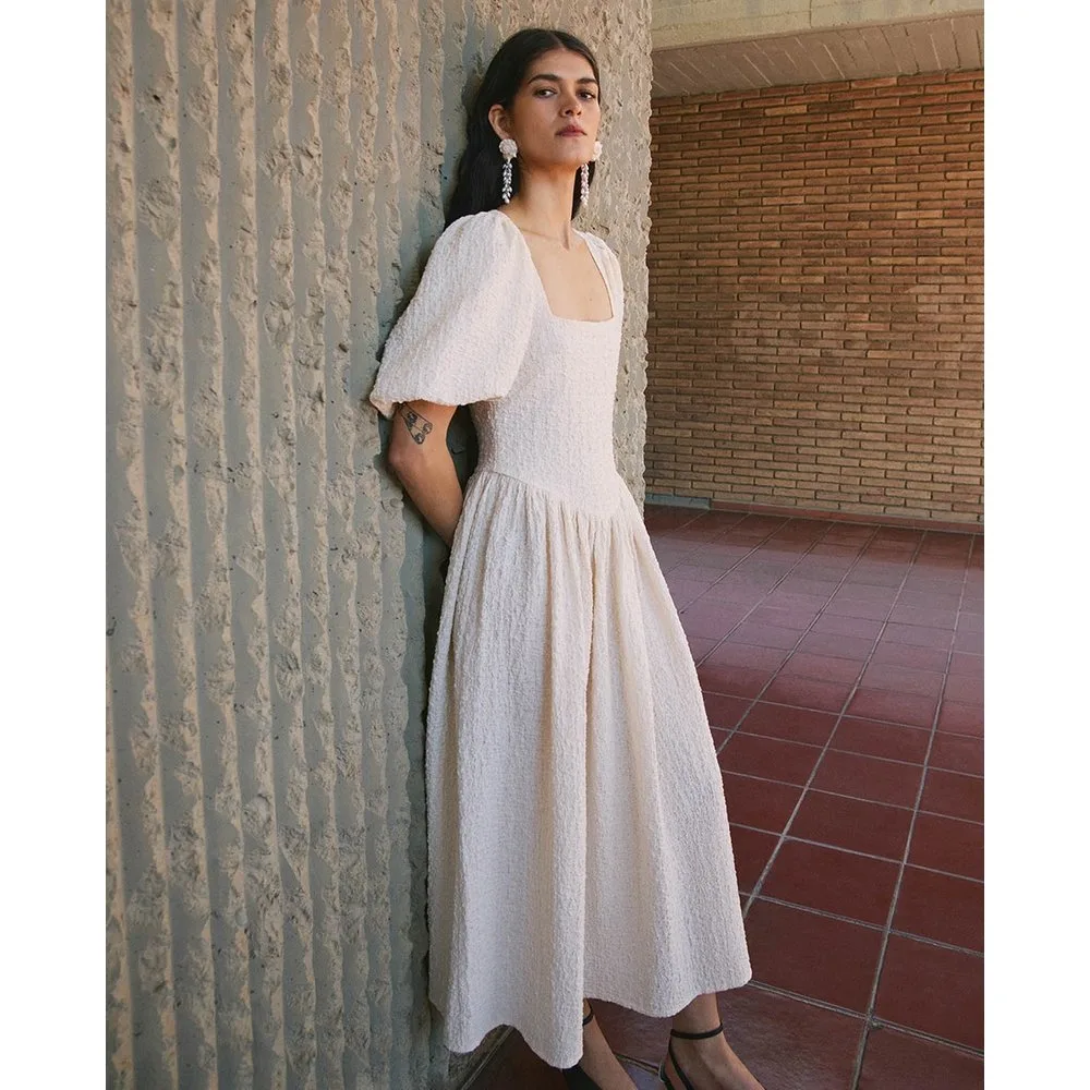 Sfera - Vestido efecto arrugado - Sfera - FashionsVida