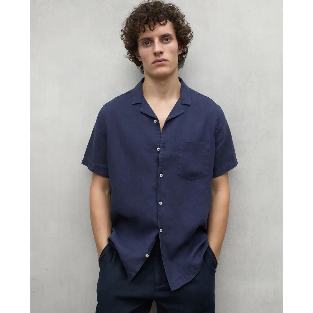 Camisa de hombre sutar de manga corta - Ecoalf - FashionsVida