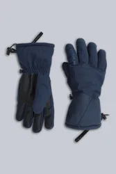 Glacier Mens Herringbone Ski Gloves - Blue - Blue - Size: XL