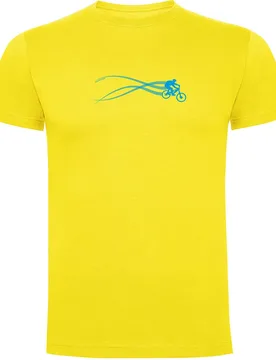 Maglietta A Maniche Corte Mtb Estella Yellow - Kruskis - FashionsVida