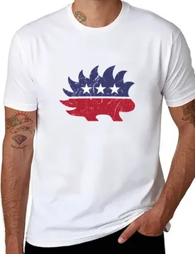 Libertarian Porcupine T-Shirt t shirt man designer t shirt for man 100 percent cotton T-Shirt - Aliexpress - FashionsVida
