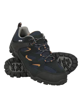Curlew Mens Waterproof Walking Shoes - Navy - Navy - Size: 11 - Mountain Warehouse - FashionsVida