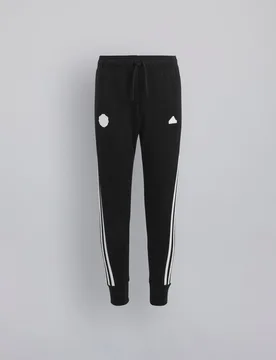 Manchester United x Kids Future Icons 3-Stripes Cotton Joggers Black 9-10Y - Adidas - FashionsVida