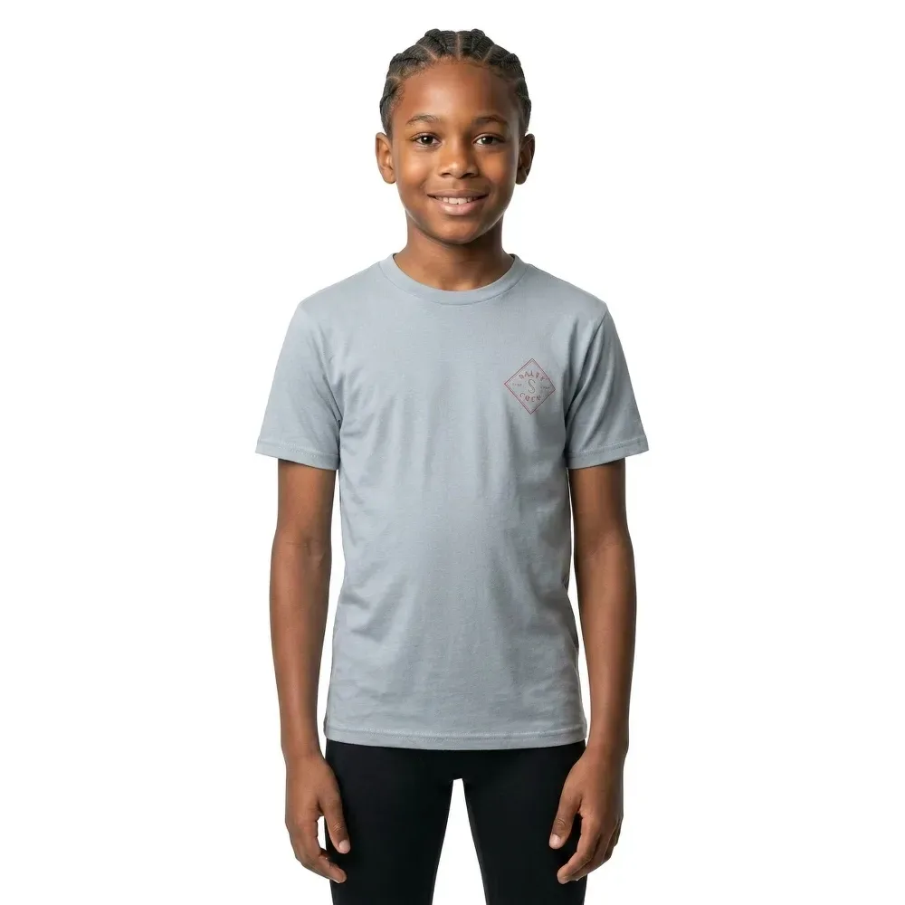 T-shirt à Manches Courtes Tippet Quarry L Garçon - Salty Crew - FashionsVida
