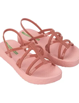 Diversa Flatform Sandals Light Pink / Pink / Green UK 8 Women - Ipanema - FashionsVida