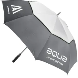 Golfschirm Aqua UV, grau/weiß/oliv