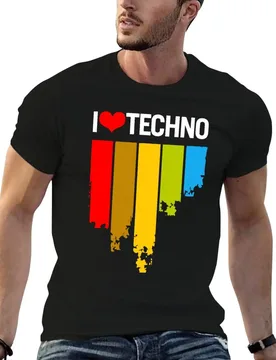 I Love Techno T-Shirt Breathable Mesh Panel T-Shirt - Aliexpress - FashionsVida