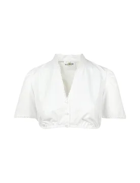 Blusa de Dirndl BABSI blanco 34 - Wenger - FashionsVida