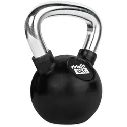 Kettlebell Gummi/Chrom - Noir - unisex - Size: 20 kg