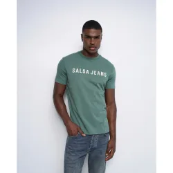 Camiseta con branding de hombre