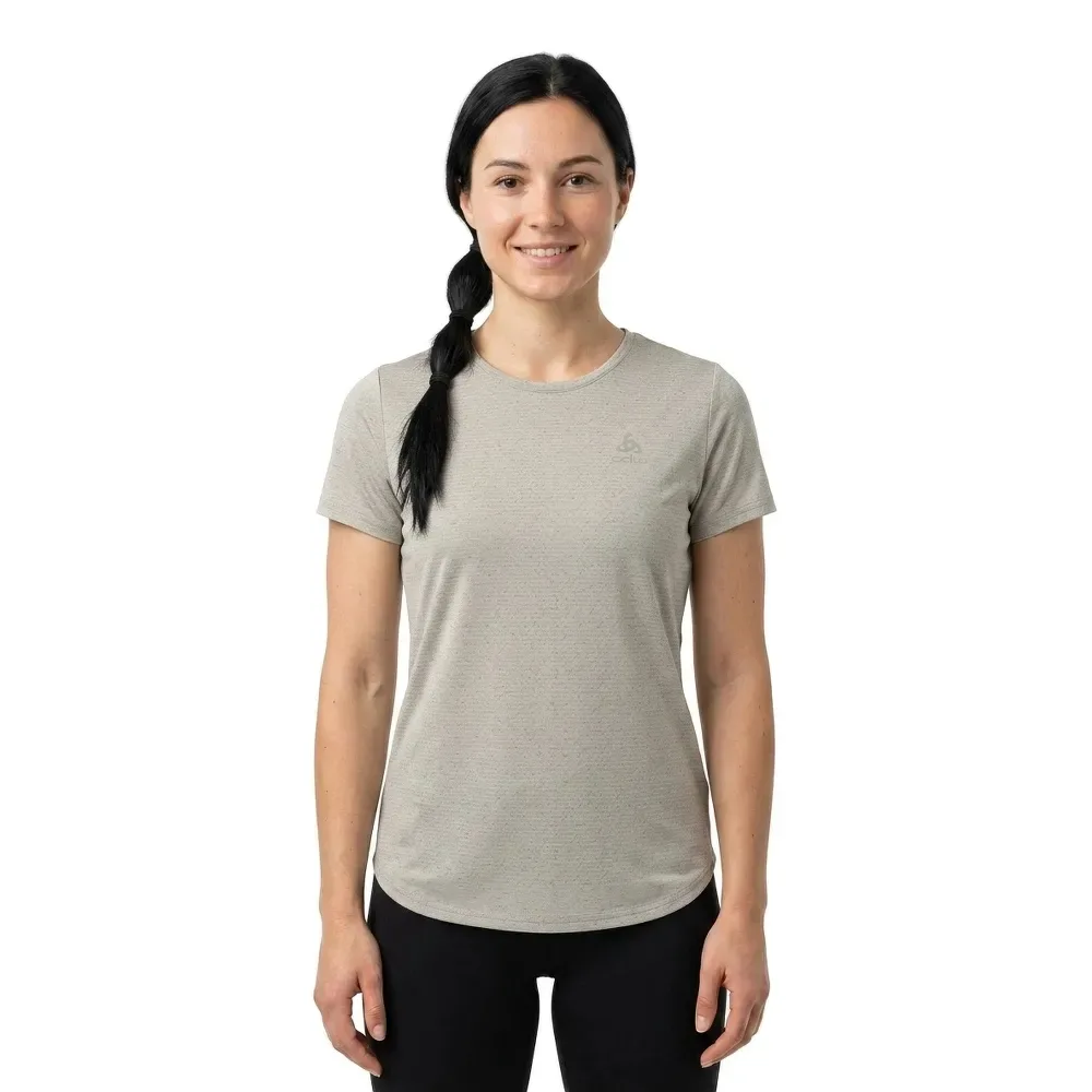 Maglietta A Maniche Corte Crew Active 365 Linencool Raw Colour Melange M - Odlo - FashionsVida