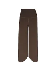 Damen Yogahose Roll Over Tulip braun S W