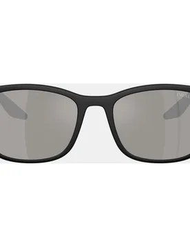 Gafas de sol PS A08S de hombre rectangular en inyectado con lente espejada - Prada Linea Rossa - FashionsVida