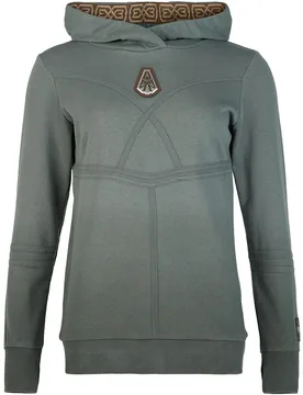 Kapuzenpullover - Khazad-Dûm - S bis XXL - für Damen - Größe M - blaugrau - EMP exklusives Merchandise! - Frauen - female - Der Herr der Ringe - FashionsVida