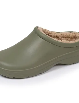 Sabots de jardin fourrés Kaki kaki 38 - Isotoner - FashionsVida