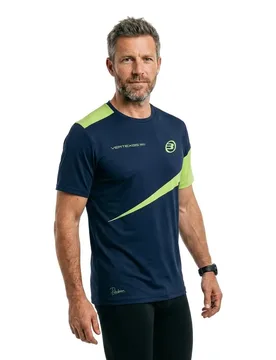 Cardona 26v Short Sleeve T-shirt Deep Ocean L - Bullpadel - FashionsVida