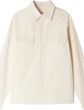 Sobrecamisa de hombre corte ancho efecto denim - sandro - FashionsVida