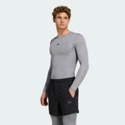 Maglia da allenamento TECHFIT Compression Long Sleeve L Grey
