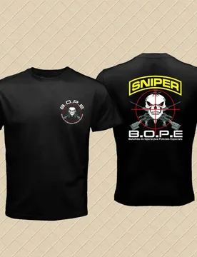 BOPE Tropa De Elite Sniper Brazil Special Elite Forces Military Men T-Shirt Short Sleeve Casual Cotton O-Neck Summer Shirt - Aliexpress - FashionsVida