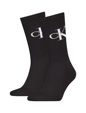 Cotton Rich Sports Socks Black male - Calvin Klein - FashionsVida
