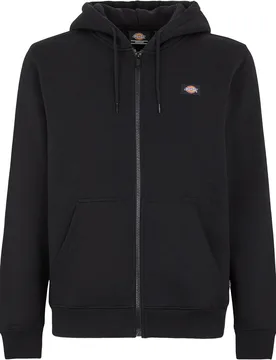 Sweat zippé à capuche - Oakport Zip Hoodie Black en Coton - Taille L - Noir - Dickies - FashionsVida