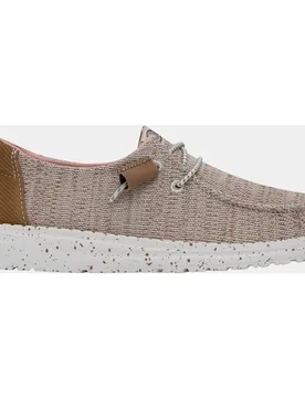 Zapatos de cordones de mujer de malla elástica - HeyDude - FashionsVida