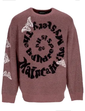 Maglione Uomo Spiral Sweater Dusty Purple - The Hundreds - FashionsVida