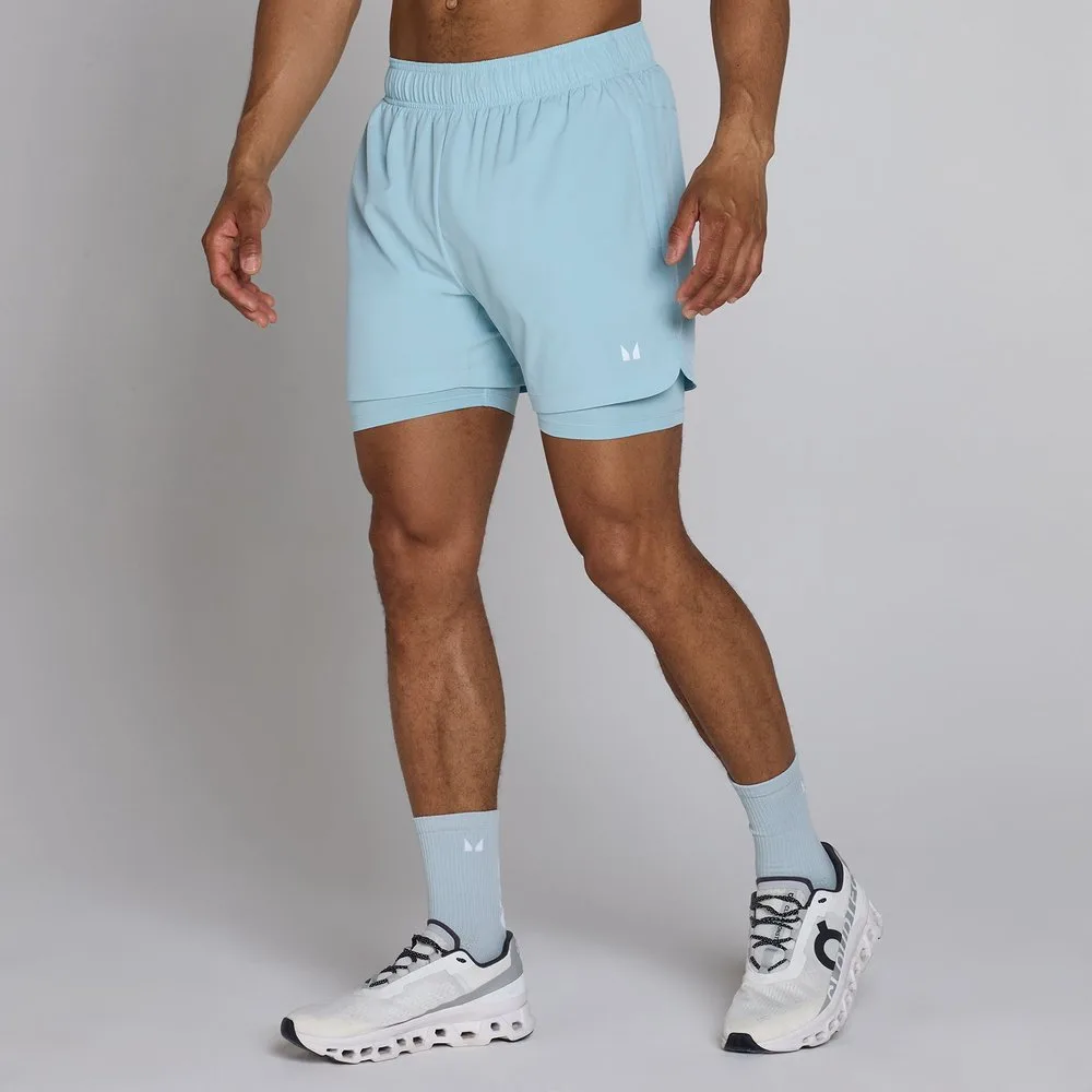 Short Training 2 en 1 de 5 para hombre de MP - Ice - S - MyProtein - FashionsVida