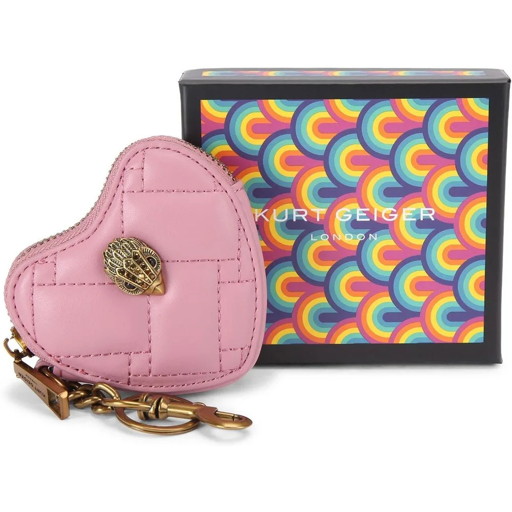 Llavero charm en forma de corazón - Kurt Geiger - FashionsVida