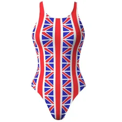 Usa Vintage Swimsuit Navy 2XS Women
