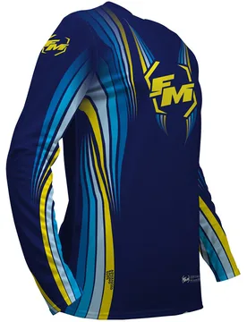 Maglia Moto Cross MERCURY Blu taglia S - Fm racing - FashionsVida