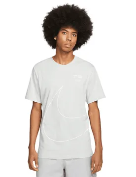 Big Swoosh 2 T-Shirt - T-Shirt-kurzarm - grau - Herren - Size: XXL - Nike - FashionsVida