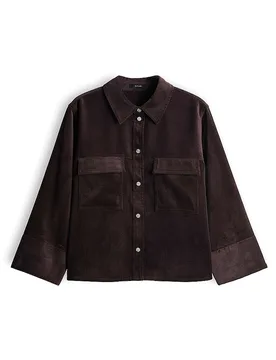 Blusa camisera FERRELL marrón 42 - Opus - FashionsVida